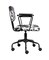 Swivel Office Desk Chairs with Retro Milk Cow Print,Adjustable Task Chair with Arms